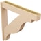 Ekena Millwork 7 1/2-in W x 46-in D x 46-in H Funston Block Rough Cedar Woodgrain TimberThane Outlooker, Primed Tan OUTUR075X46X46FST44RCPR - alternate 2